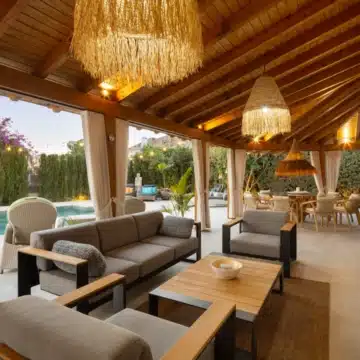 Incredibly Beautiful Villa with Ibiza-Inspired Architecture located on a Tranquil Community in San Pedro de Alcantara Picture 14