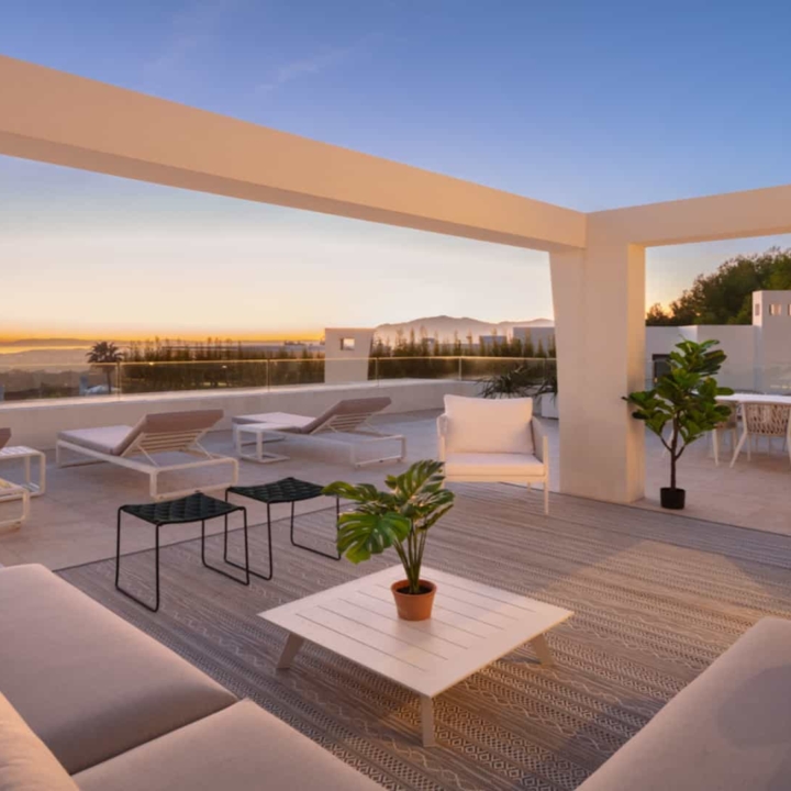 Striking Duplex Penthouse with Panoramic Views in a Private Enclave of Sierra Blanca, Marbella Picture