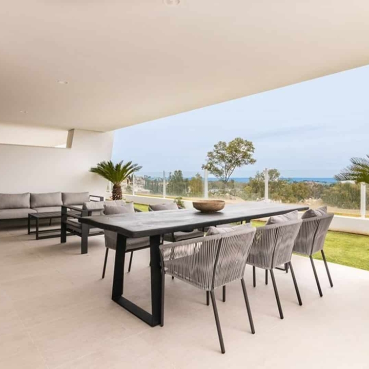 Beautiful Three Bedroom Contemporary Ground Floor Apartment with Sea Views in Azahar de Marbella, Nueva Andalucia Picture
