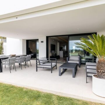 Beautiful Three Bedroom Contemporary Ground Floor Apartment with Sea Views in Azahar de Marbella, Nueva Andalucia Picture 0