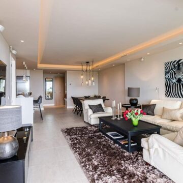 Beautiful Three Bedroom Contemporary Ground Floor Apartment with Sea Views in Azahar de Marbella, Nueva Andalucia Picture 5