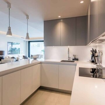 Beautiful Three Bedroom Contemporary Ground Floor Apartment with Sea Views in Azahar de Marbella, Nueva Andalucia Picture 9