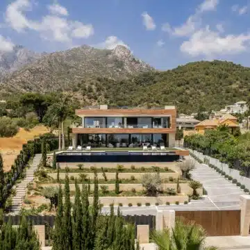 Newly Built Magnificent Modern Mansion in the Sought-After Natural Area with Remarkable Views in Marbella Picture 0