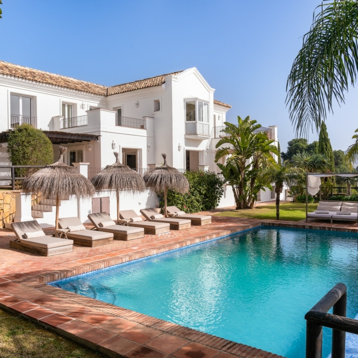 Spectacular Andalusian Villa with Panoramic Views and Golf Course Right on Your Doorstep in Los Monteros, Marbella East Picture