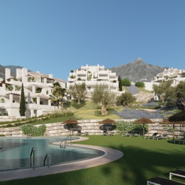 Ground floor apartment in Be Aloha Nueva Andalucia, a magnificent residential with unique views of the mountains and the Mediterranean Picture 6