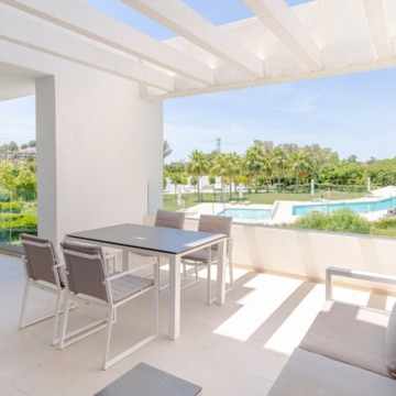 Modern 2 bedroom apartment, southwest orientated, with absolutely outstanding views of the Atalaya golf course Picture 0