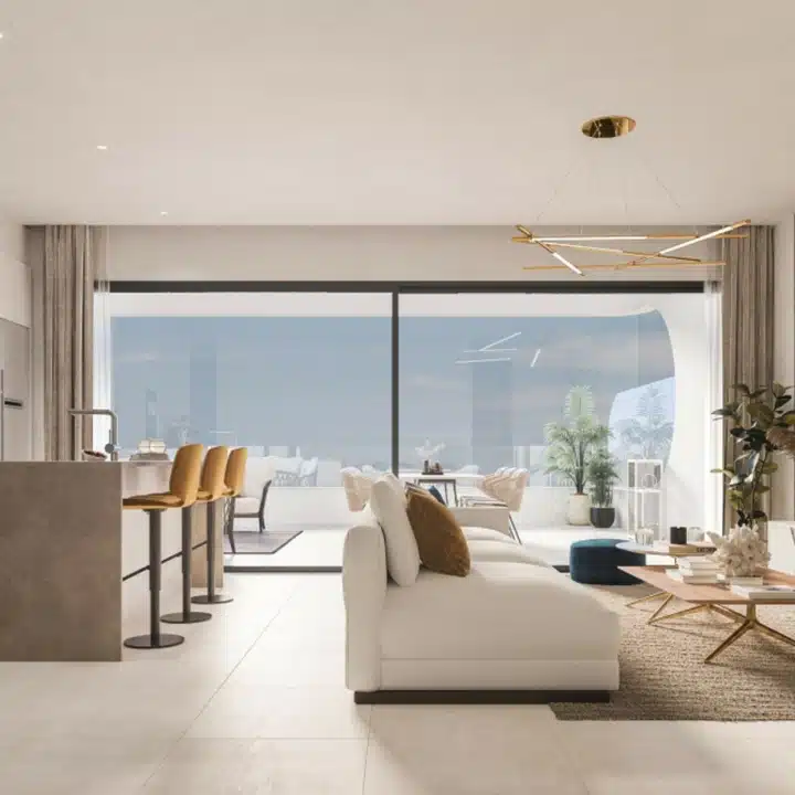 Lagumare41 – Beautiful 2-bedroom apartment with sea views in Estepona Picture