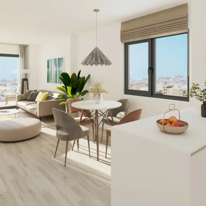 New Metropolitan two bedroom apartment with garage in the city of Malaga Picture