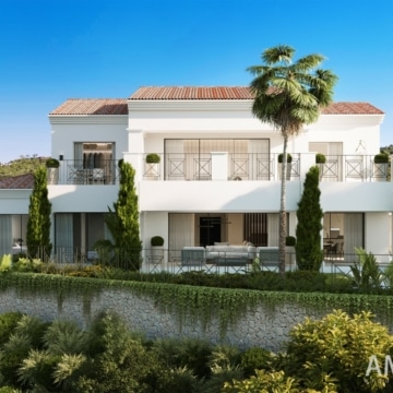 A villa with spacious living areas and unique details in La Quinta, Benahavis Picture 1