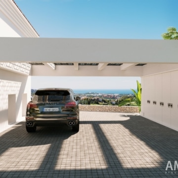 A villa with spacious living areas and unique details in La Quinta, Benahavis Picture 5