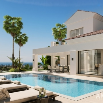 A villa with spacious living areas and unique details in La Quinta, Benahavis Picture 3