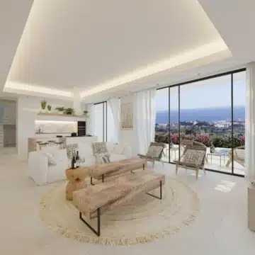 A contemporary architectural style villa boasting spectacular views in Mijas Pueblo Picture 4