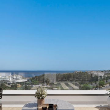 Stunning sea views penthouse 3 bedrooms, great terrace of 65 sqm and a solarium of plus 95 sqm, in Mala Kai Estepona Picture 17