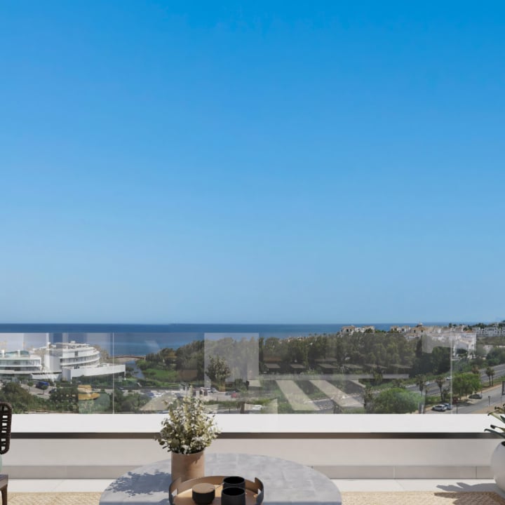 Lovely apartment with a great layout offering 3 bedrooms, great terrace and sea views in Mala Kai Estepona Picture