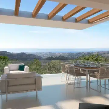 Spacious 3 bedroom apartment with expansive terrace in Marbella Club Hills, Benahavis Picture 4