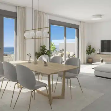 Blue Marine – Detached homes with large terraces offering magnificent ocean views in Manilva Picture 5