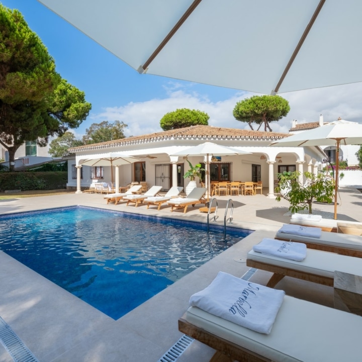 Luxury ibiza style beachside villa in New Golden Mile, Estepona Picture