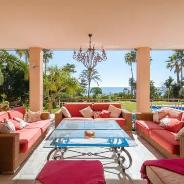 Stunning frontline beach villa in Hacienda Beach, The New Golden Mile Estepona Picture 0