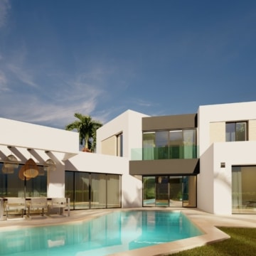 Oasis Levels Villas – Spacious 4 bedroom villa with panoramic sea views in Azata Golf, Estepona Picture 13