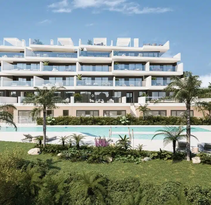 Pure Sun – New project of modern apartments in a magnificent residential area of Manilva Picture