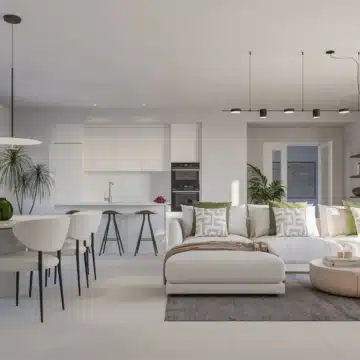 Etherna Homes I – Three bedroom penthouse with stunning golf and sea views in Estepona Picture 1