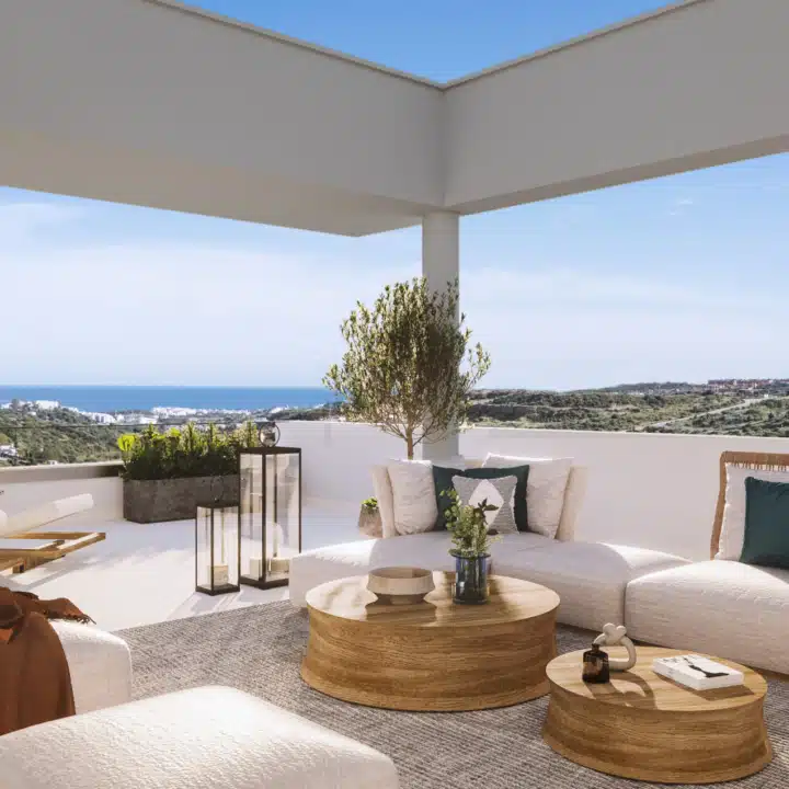 Etherna Homes I – Three bedroom penthouse with stunning golf and sea views in Estepona Picture