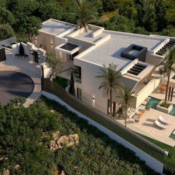 Magnificent villa project with panoramic views in the exclusive area of Monte Mayor, Benahavis Picture 0