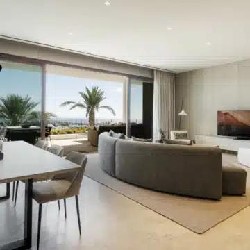 Frontline golf apartment with stunning sea and golf views in Finca Cortesin, Casares Picture 0