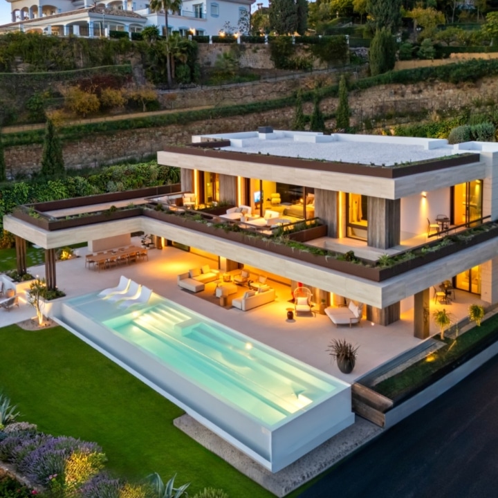 The Sky Marbella – 5-bedroom beautiful villa with breathtaking sea views in La Alborada, Benahavis Picture