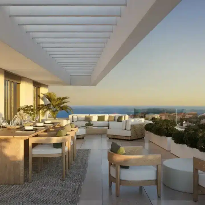 Zenity Blau – Modern apartment with beautiful sea views in Estepona Picture