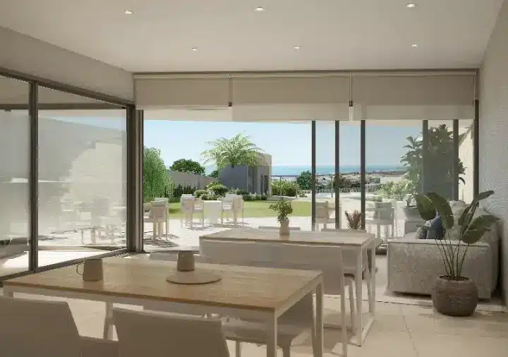 Zenity Indigo – Modern 4-bedroom groundfloor apartment with stunning sea views in Estepona Picture