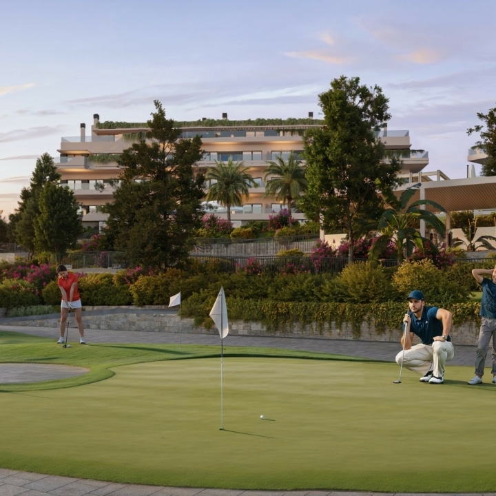 Rayos del Sol – Modern apartment in the prestigious location of El Chaparral, Mijas Picture