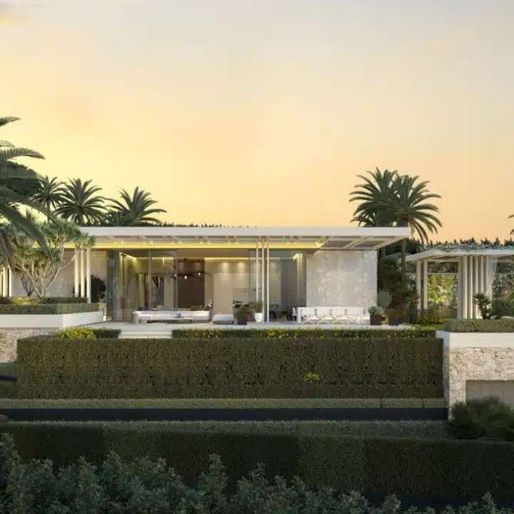 Villa project on a plot in an elite residential neighbourhood of La Cerquilla, Nueva Andalucia Picture