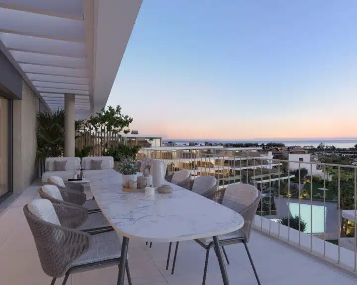 Adagio – Modern apartment with sea views in Cancelada, Estepona Picture