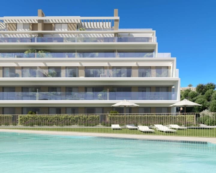 Aire – Residential development of 2 and 3 bedroom homes with terraces in Cancelada, Estepona Picture