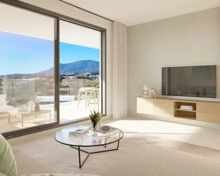 Aire – Apartment with 2 bedroom with spacious terrace in Cancelada, Estepona Picture
