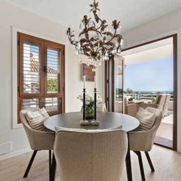 Frontline golf penthouse offering breathtaking views of the sea and golf in Alcores del Golf, Nueva Andalucia Picture 3