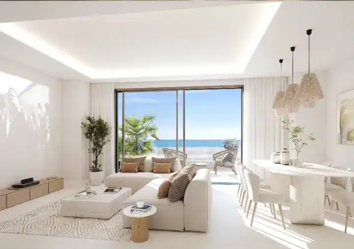 Termica Beach – Beachfront 2-bedroom apartment with amazing sea views in Malaga Picture