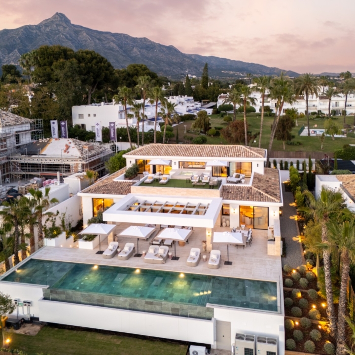 Enchanting villa with fascinating architecture nestled in Aloha, Nueva Andalucia Picture
