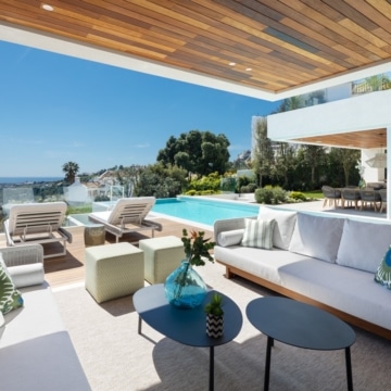 Contemporary villa with panoramic sea views in Lomas de La Quinta, Benahavis Picture 9