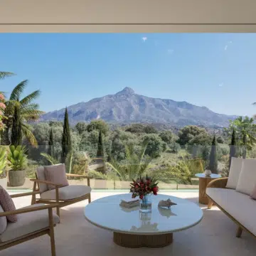 Aloha Forest – Beautiful garden apartment with open views in Nueva Andalucia Picture 12