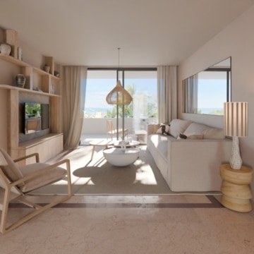 Frontline beach apartment with beautiful sea views in Ventura del Mar, Puerto Banus Picture 2