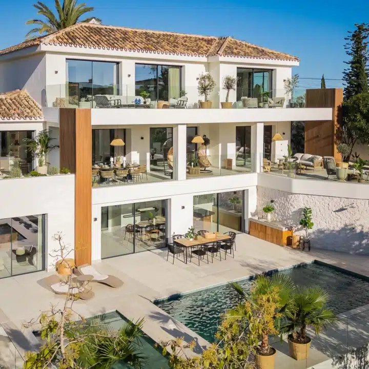 New built stunning villa with fantastic mountain views in the most sought after area of El Rosario, Marbella Picture