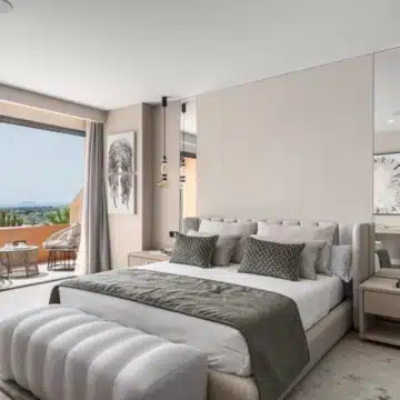 Elegant groundfloor apartment with with stunning sea views in Les Belvederes, Nueva Andalucía Picture 12