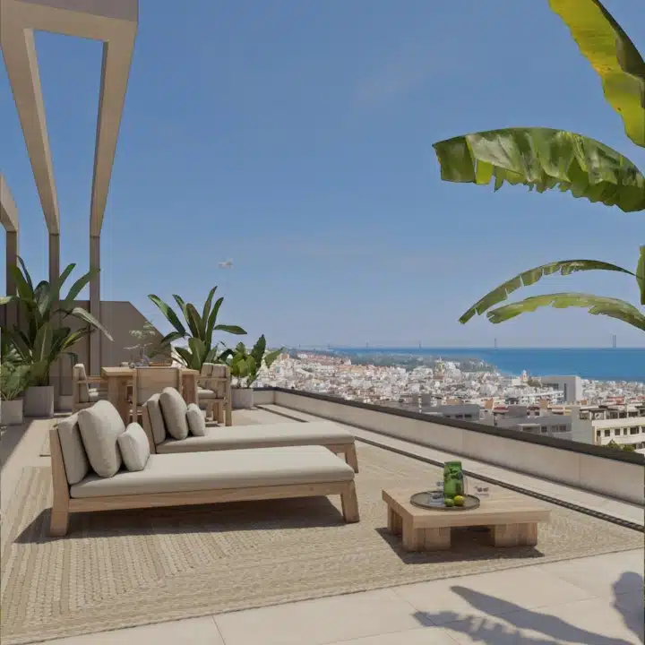 Las Mesas Infinity Homes – Modern 3-bedroom penthouse with stunning sea views in Estepona Picture