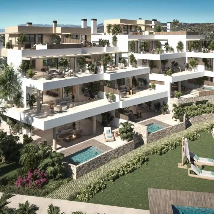 ARUNA – Groundfloor apartment with private pool and garden views in Cabopino Golf Picture