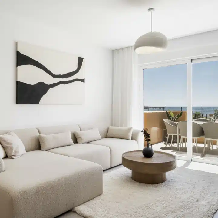 Beachfront groundfloor apartment with amazing sea views in Riviera Andaluza, Estepona Picture