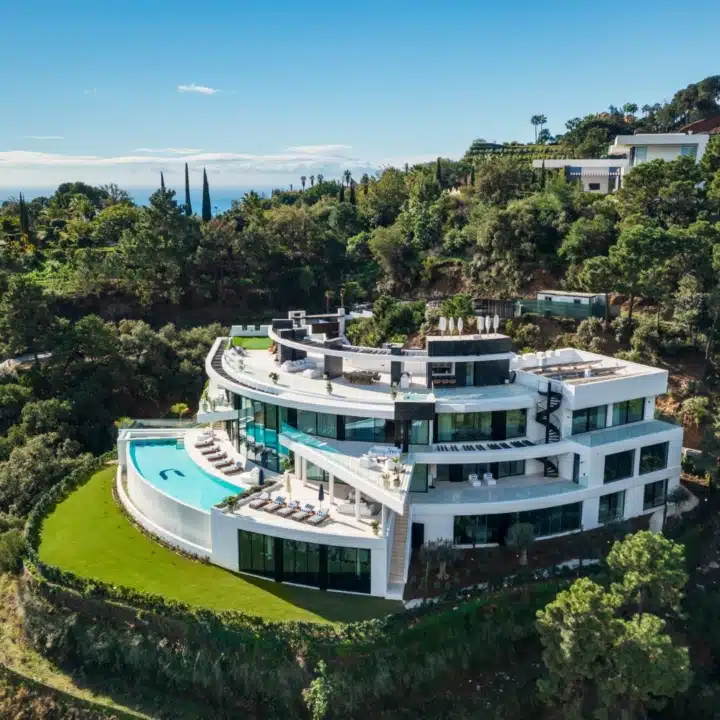 Luxury villa with panoramic sea views within the La Zagaleta Resort and Country Club, Benahavis Picture