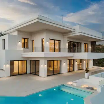 Four-Storey villa with panoramic sea and golf views in La Resina Golf, Estepona East Picture 28