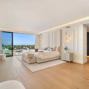 Contemporary villa in a secure community with breathtaking frontline panoramic golf views in Nueva Andalucia Picture 31
